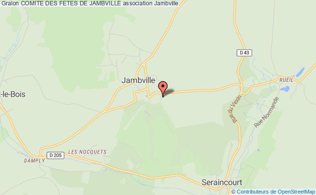 plan association Comite Des Fetes De Jambville Jambville