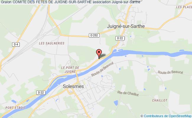 plan association Comite Des Fetes De Juigne-sur-sarthe Juigné-sur-Sarthe
