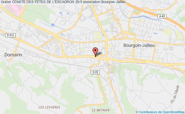 plan association Comite Des Fetes De L'escadron 25/5 Bourgoin-Jallieu