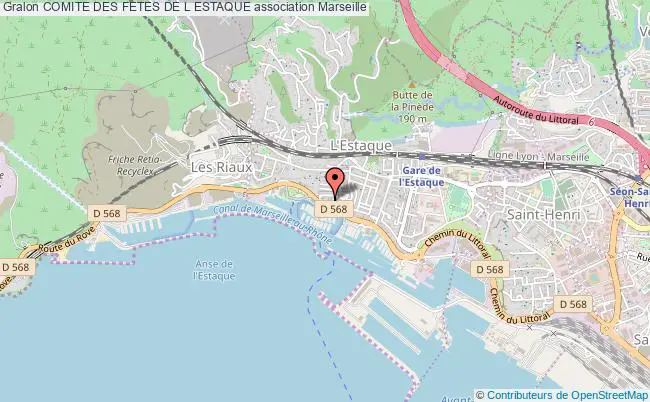 plan association Comite Des Fetes De L Estaque Marseille