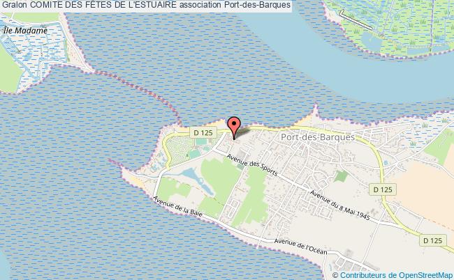 plan association Comite Des FÊtes De L'estuaire Port-des-Barques