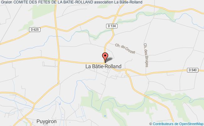 plan association Comite Des Fetes De La Batie-rolland La Bâtie-Rolland