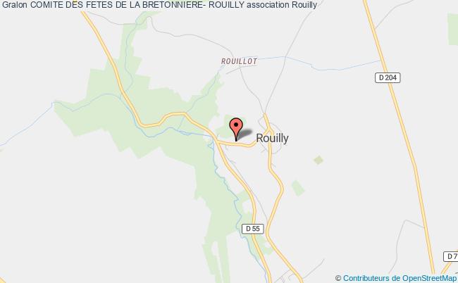 plan association Comite Des Fetes De La Bretonniere- Rouilly Rouilly