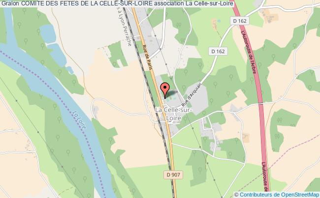 plan association Comite Des Fetes De La Celle-sur-loire La Celle-sur-Loire