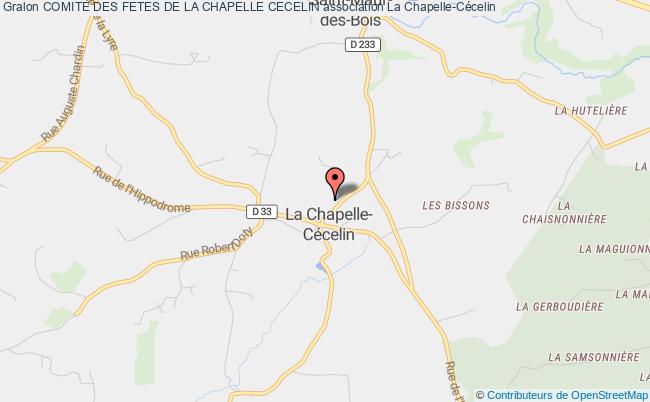 plan association Comite Des Fetes De La Chapelle Cecelin La    Chapelle-Cécelin