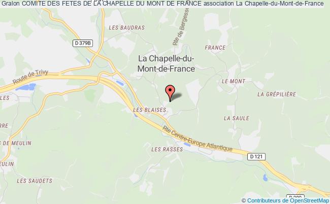 plan association Comite Des Fetes De La Chapelle Du Mont De France La    Chapelle-du-Mont-de-France