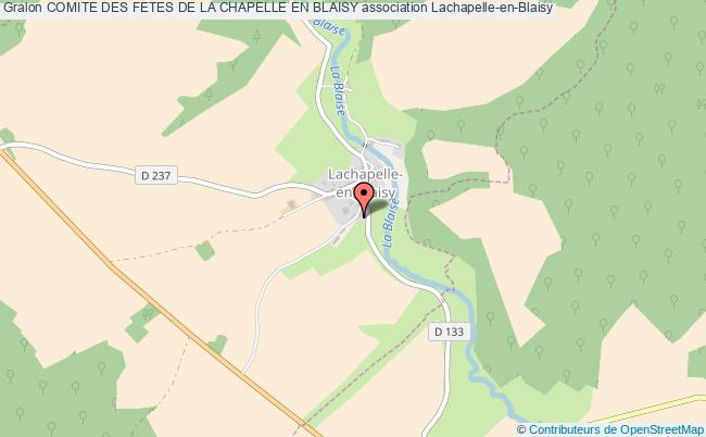 plan association Comite Des Fetes De La Chapelle En Blaisy Lachapelle-en-Blaisy
