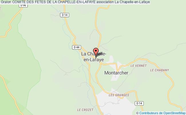 plan association Comite Des Fetes De La Chapelle-en-lafaye La Chapelle-en-Lafaye