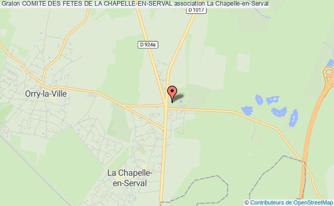 plan association Comite Des Fetes De La Chapelle-en-serval Chapelle-en-Serval