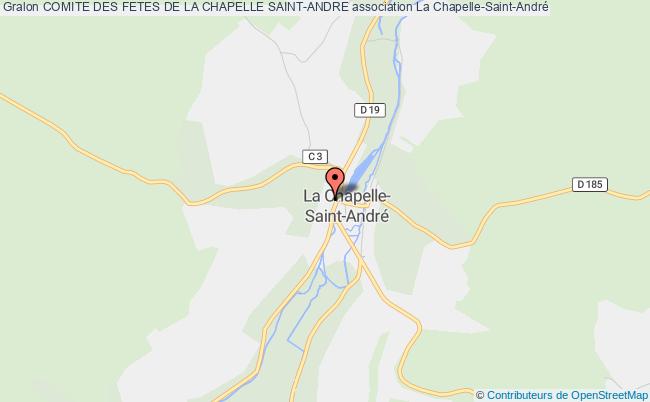 plan association Comite Des Fetes De La Chapelle Saint-andre La    Chapelle-Saint-André