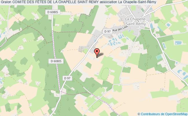 plan association Comite Des FÊtes De La Chapelle Saint Remy La    Chapelle-Saint-Rémy