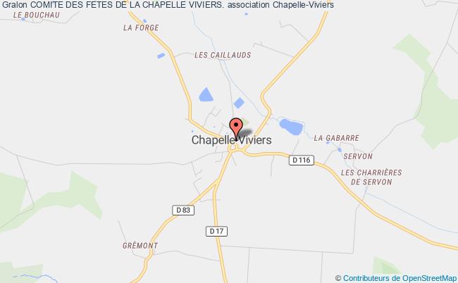 plan association Comite Des Fetes De La Chapelle Viviers. Chapelle-Viviers
