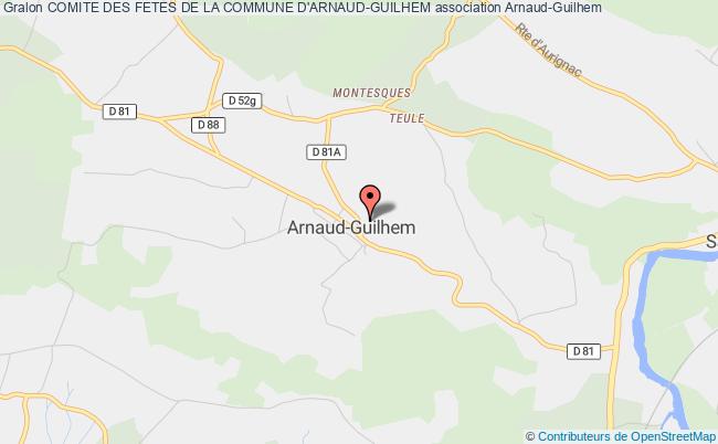 plan association Comite Des Fetes De La Commune D'arnaud-guilhem Arnaud-Guilhem