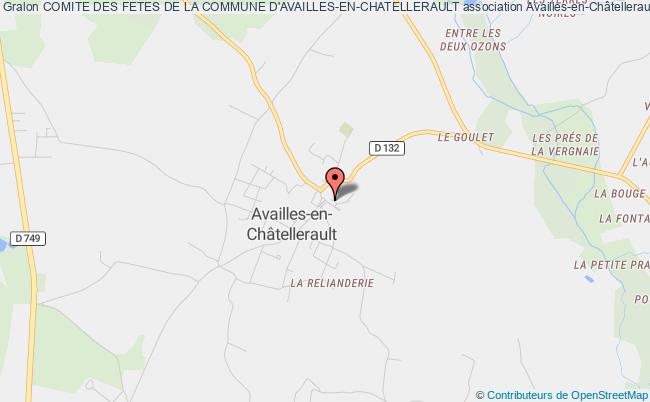 plan association Comite Des Fetes De La Commune D'availles-en-chatellerault Availles-en-Châtellerault