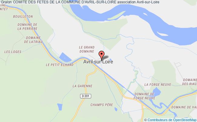plan association Comite Des Fetes De La Commune D'avril-sur-loire Avril-sur-Loire