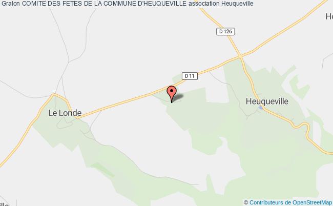 plan association Comite Des Fetes De La Commune D'heuqueville Heuqueville