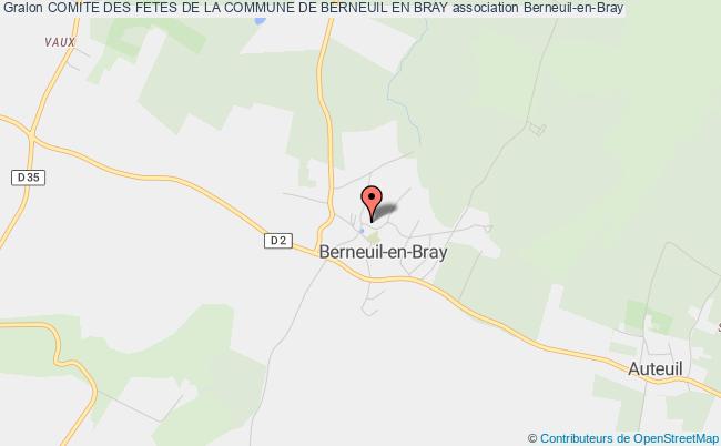 plan association Comite Des Fetes De La Commune De Berneuil En Bray Berneuil-en-Bray