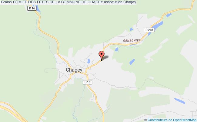plan association ComitÉ Des FÊtes De La Commune De Chagey Chagey