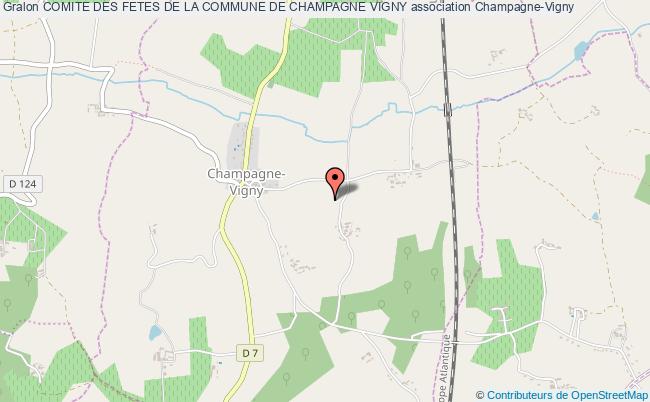 plan association Comite Des Fetes De La Commune De Champagne Vigny Champagne-Vigny