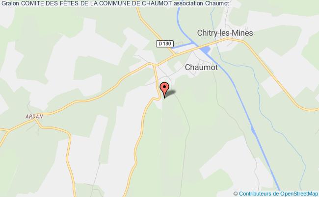 plan association Comite Des FÊtes De La Commune De Chaumot Chaumot