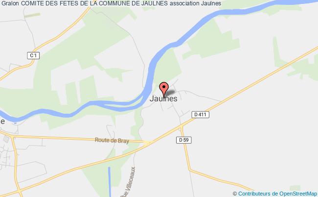 plan association Comite Des Fetes De La Commune De Jaulnes Jaulnes