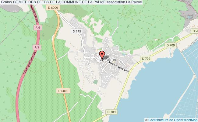plan association Comite Des FÊtes De La Commune De La Palme La    Palme