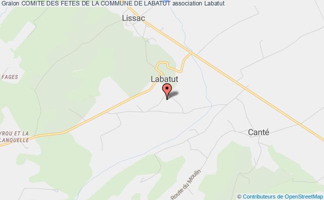plan association Comite Des Fetes De La Commune De Labatut Labatut