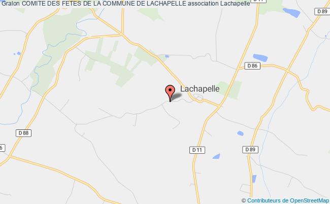 plan association Comite Des Fetes De La Commune De Lachapelle Lachapelle