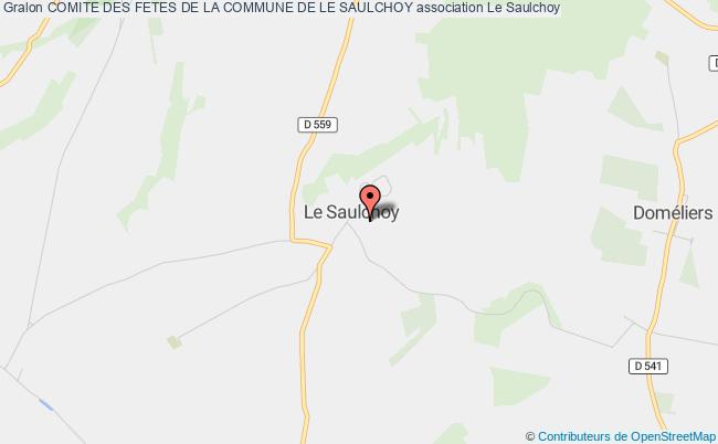 plan association Comite Des Fetes De La Commune De Le Saulchoy Le    Saulchoy