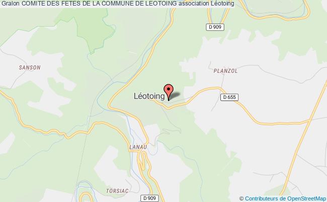 plan association Comite Des Fetes De La Commune De Leotoing Léotoing