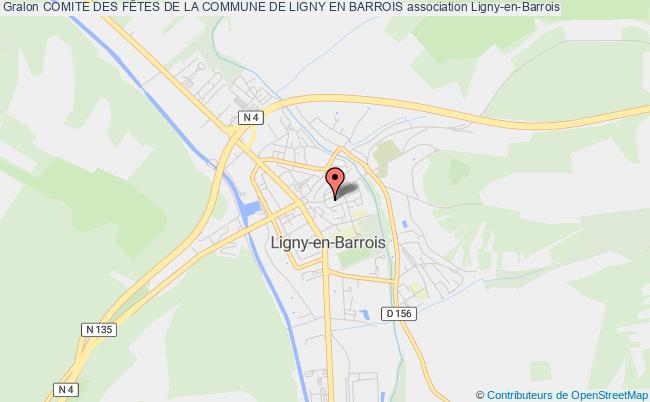 plan association Comite Des FÊtes De La Commune De Ligny En Barrois Ligny-en-Barrois