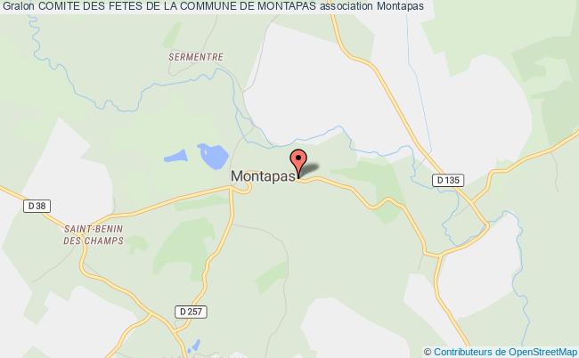 plan association Comite Des Fetes De La Commune De Montapas Montapas