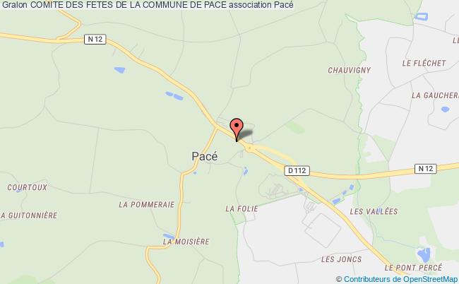 plan association Comite Des Fetes De La Commune De Pace Pacé
