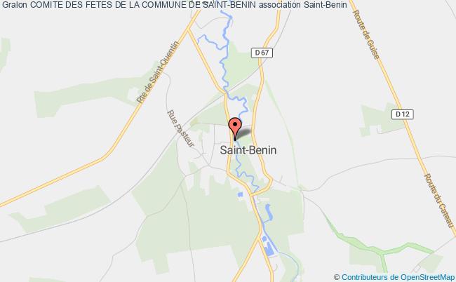 plan association Comite Des Fetes De La Commune De Saint-benin Saint-Benin