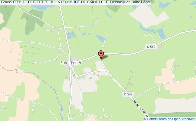plan association Comite Des Fetes De La Commune De Saint Leger Saint-Léger