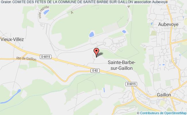 plan association Comite Des Fetes De La Commune De Sainte Barbe Sur Gaillon LE VAL D'HAZEY