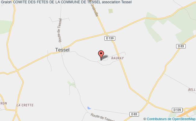 plan association Comite Des Fetes De La Commune De Tessel Tessel