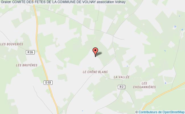 plan association Comite Des Fetes De La Commune De Volnay 
