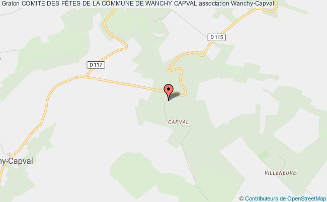 plan association Comite Des FÊtes De La Commune De Wanchy Capval Wanchy-Capval