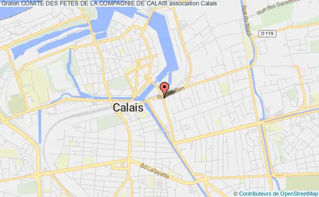 plan association Comite Des Fetes De La Compagnie De Calais Calais