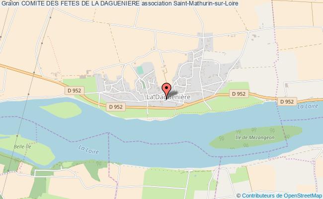 plan association Comite Des Fetes De La Dagueniere Loire-Authion
