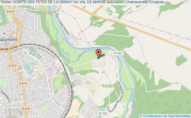 plan association Comite Des Fetes De La Davant Au Val De Marne Chamarandes-Choignes