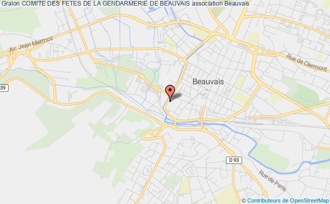 plan association Comite Des Fetes De La Gendarmerie De Beauvais Beauvais