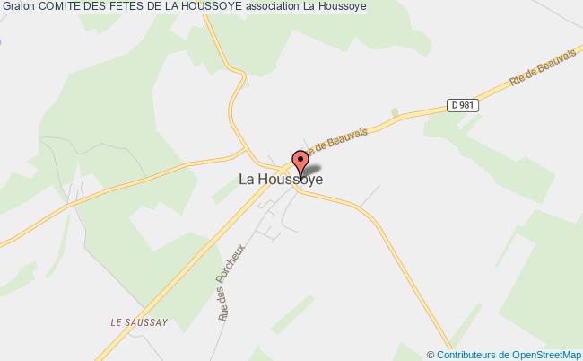 plan association Comite Des Fetes De La Houssoye La Houssoye