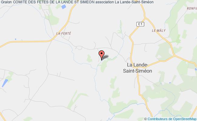 plan association Comite Des Fetes De La Lande St Simeon La Lande-Saint-Siméon