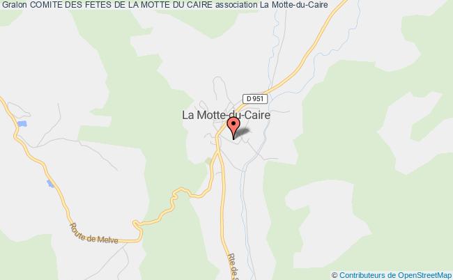 plan association Comite Des Fetes De La Motte Du Caire 