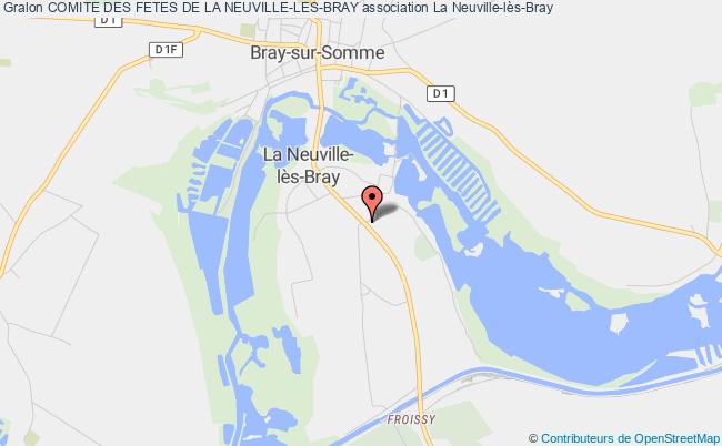 plan association Comite Des Fetes De La Neuville-les-bray La    Neuville-lès-Bray