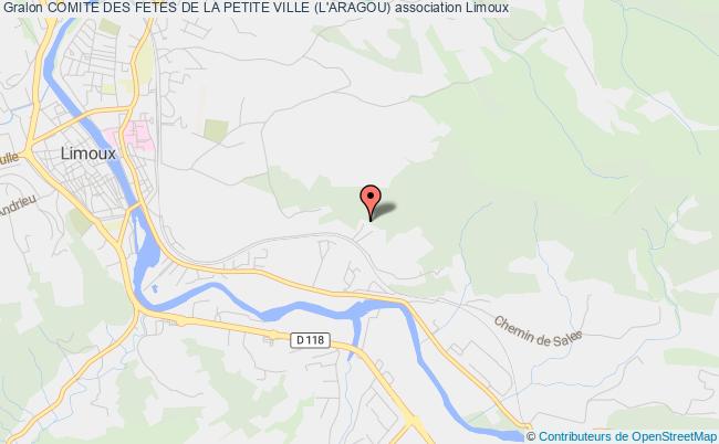 plan association Comite Des Fetes De La Petite Ville (l'aragou) Limoux