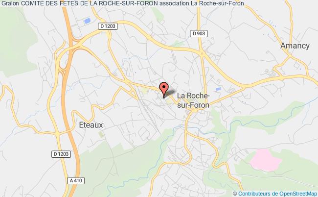 plan association Comite Des Fetes De La Roche-sur-foron La    Roche-sur-Foron