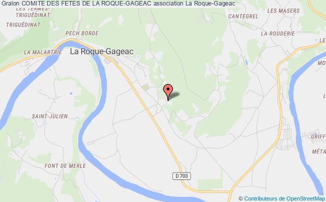 plan association Comite Des Fetes De La Roque-gageac La Roque-Gageac